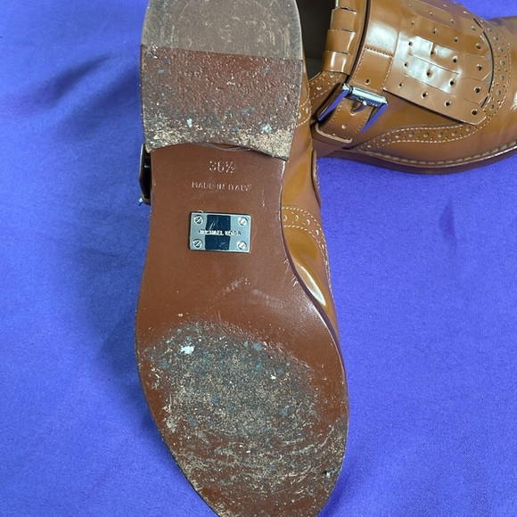 MICHAEL Michael Kors Brown Leather Oxfords (Unworn) - Picture 12 of 13